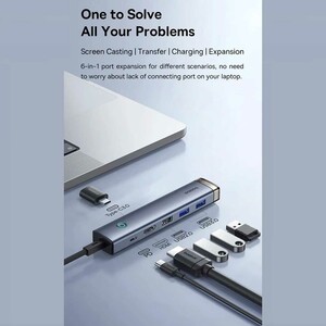 هاب تایپ‌سی 6 پورت بیسوس