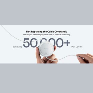 قیمت کابل شارژ دوسر تایپ‌سی جمع‌شونده 60 وات یک متری بیسوس