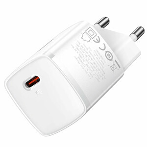 خرید شارژر دیواری فست تایپ‌سی 30 وات بیسوس