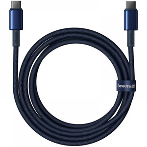 فروش کابل دوسر تایپ سی 100 وات دو متری بیسوس