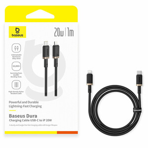 فروش کابل شارژ سریع تایپ سی به لایتنینگ  بیسوس