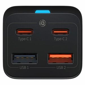 فروش شارژر دیواری فست 4 پورت 65 وات بیسوس