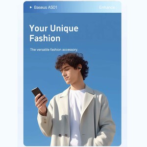 هندزفری بلوتوثی 5.4 گیره‌ای بیسوس A00079500113