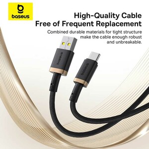 کابل یواس‌بی به تایپ سی 60 وات 2 متر بیسوس