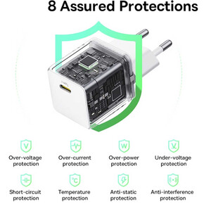 بهترین شارژر دیواری تایپ‌سی 20 وات بیسوس