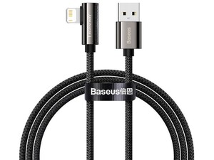 کابل شارژ و انتقال داده لایتنینگ بیسوس Baseus Legend Elbow iP Cable 1m 2.4A CALCS-01