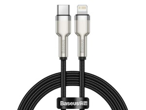 کابل لایتنینگ به تایپ سی بیسوس Baseus Cafule Metal Type-C to Lightning PD Cable 20W 1m
