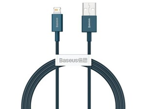کابل شارژ سریع و انتقال داده یک متری لایتنینگ بیسوس Baseus superior series fast charging 1m cable 2.4A