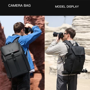 کوله‌پشتی لپ‌تاپ 15.6 اینچ و آیپد 13 اینچ ضدآب 37 لیتری بنج مخصوص حمل دوربین