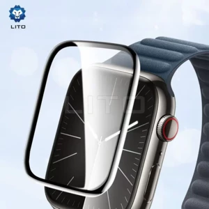 گلس اپل واچ سری 10 سایز 46 میلی‌متری لیتو Lito S10 تمام چسب  Litho S10 46 MM