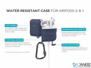 کاور محافظ قلاب دار ایرپاد AHA Style Case Airpods 2/1