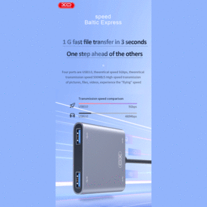 خرید هاب تایپ سی 4 در 1 ایکس او