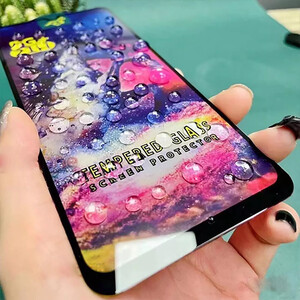 خرید گلس تمام صفحه و تمام چسب سامسونگ گلکسی سامسونگ آ71/آ73 هورس