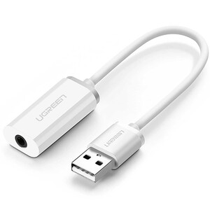 کابل انتقال صدای USB به جک 3.5 میلی‌متری یوگرین US206 30712