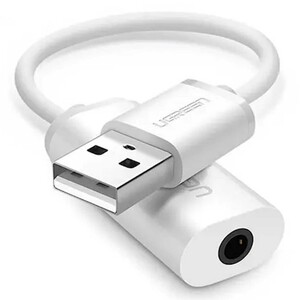 فروش کابل انتقال صدای یو اس بی به جک 3.5 میلی‌متری یوگرین