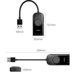 تبدیل صدا برای جک 3.5 میلی متری