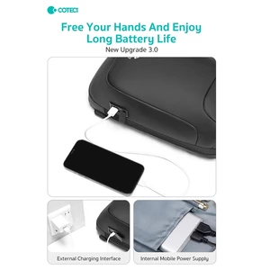 کیف روزمره تک‌بند با شارژر USB فست شارژ