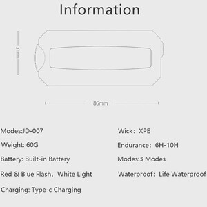 خرید چراغ خطر با نور قرمز و آبی اسمایلینگ‌شارک