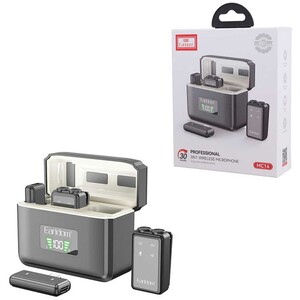 میکروفن یقه‌ای بی‌سیم تایپ‌سی و لایتنینگ ارلدام