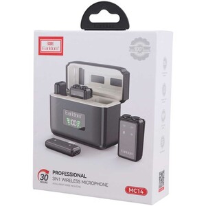 میکروفن یقه‌ای بی‌سیم تایپ‌سی و لایتنینگ ارلدام