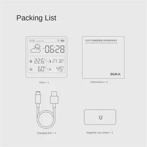 خرید دماسنج رطوبت سنج هوشمند دوکا شیائومی