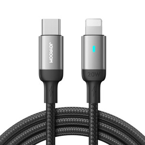 کابل تایپ سی به لایتینگ 30 وات جویروم Joyroom مدل S-A10 طول 1.2 متر