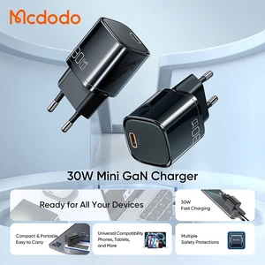 کیفیت شارژر دیواری مینی 30 وات مک دودو