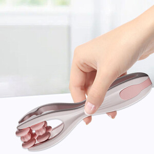 فروش ماساژور انگشتی صورتی دو غلتکی