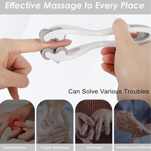 مشخصات ماساژور انگشتی سفید دو غلتکی