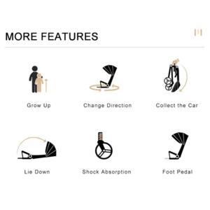 کیفیت کالسکه بچه تاشو با سایبان