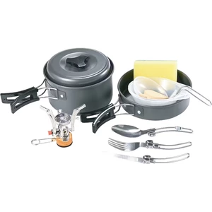 ظروف و گاز کمپینگ گرین لاین Green Lion مدل GN10N1COOKBK ده تکه