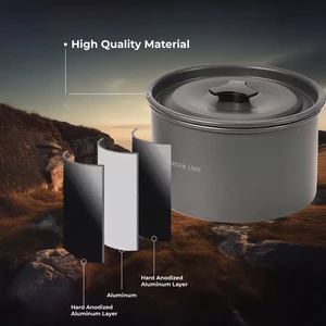 کیفیت ست ظروف کمپینگ 10 تکه گرین لاین