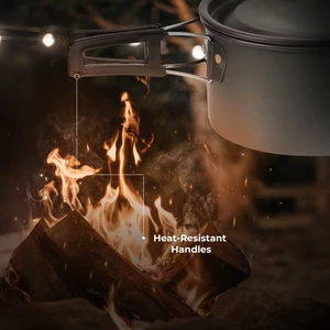 ارزان ترین ست ظروف کمپینگ 10 تکه گرین لاین