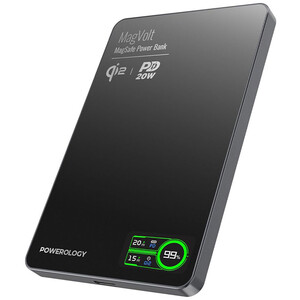 پاوربانک وایرلس مغناطیسی پاورولوژی