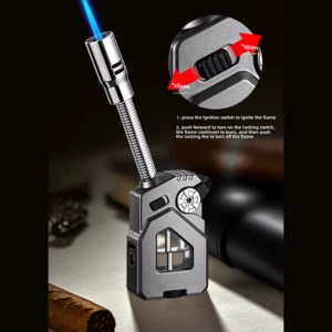 خرید فندک اتمی جی وای با شلنگ فلزی