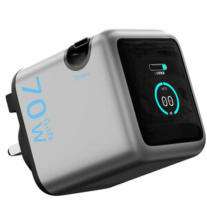 شارژر دیواری 70 واتی پاورلوژی (Powerology) هو شمند مدل PWCUQC051