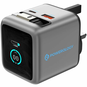 شارژر دیواری 70 واتی پاورلوژی (Powerology) هو شمند مدل PWCUQC051