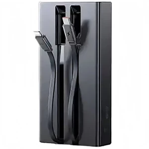 خرید پاوربانک شارژر سریع 22.5 وات 10000 به همراه کابل تایپ‌سی و لایتنینگ بیسوس