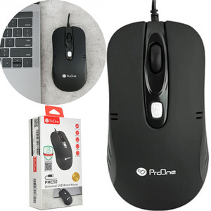 ماوس با‌ سیم پرووان (ProOne) با اتصال USB مدل PMC50