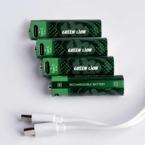 فروش باتری قلمی  شارژی گرین لاین GNRGBAA ظرفیت 1800 میلی آمپر بسته 4 عددی