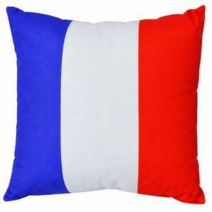 کوسن شیشه عقب خودرو تام کلین Tamclean طرح پرچم فرانسه 35*35 تک عددی