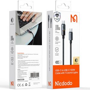 قیمت سیم شارژ دوسر تایپ سی مک دودو