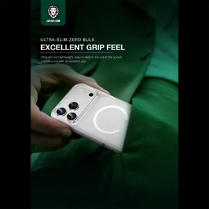 خرید قاب مگنتی شفاف گوشی آیفون 17 پرو گرین