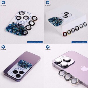 محافظ لنز دوربین آیفون 15 پرو و آیفون 15 پرومکس لیتو lito iPhone 15 pro/15 pro max