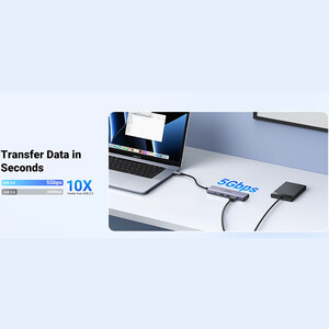 فروش آداپتور تایپ سی 5 در 1  یوگرین