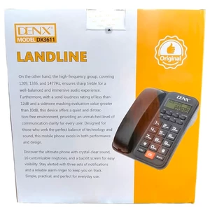 تلفن ثابت سیمی رومیزی اداری دیجیتالی دنکس