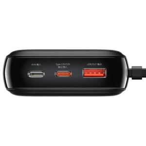 قیمت پاور بانک سریع 10000بیسوس با کابل متصل تایپ سی