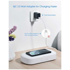 شارژر وایرلس و ضدعفونی کننده گوشی پرووان