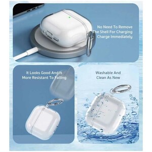 خرید کاور سیلیکونی شفاف ایرپادز 4 کوتسی