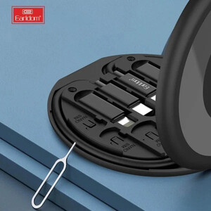 خرید جعبه ذخیره سازی کابل شارژ چند منظوره ارلدام